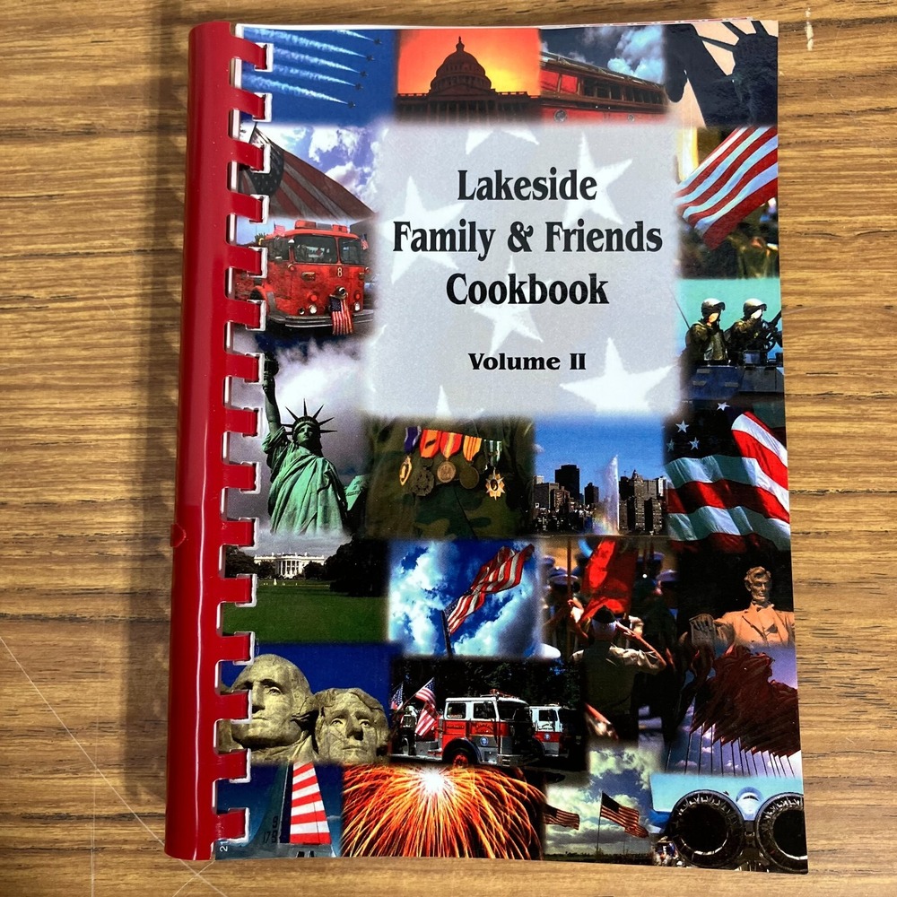 Lakeside Family & Friends Cookbook 2002 Oklahoma City OK Local VTG Comb Cook